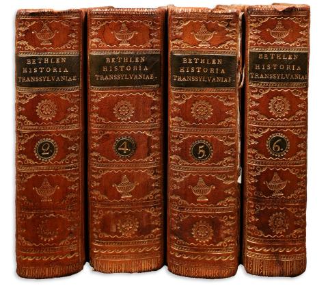 [Bethlen Farkas]  Bethlen, Wolffgangi de:  Historia de rebus Transsylvanicis. [2-4-5-6. köt] 1782 Cibinii, [Nagyszeben], Martin Hochmeister 