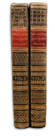 Delamétherie, J[ean]. C[laude]. : Considération sur les êtres organisés. Par --. I-II. vol.  Paris, Imprimerie de H. L. Perronneau; Courcier, Libraire, 1804 
