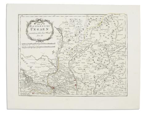 Reilly, Franz Johann Jospeh von: DES KOENIGREICHS UNGARN nordwestlicher Theil.  [Wien, 1789.] 