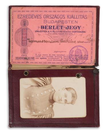 Millennium 1896. bérlet-jegy  1896  