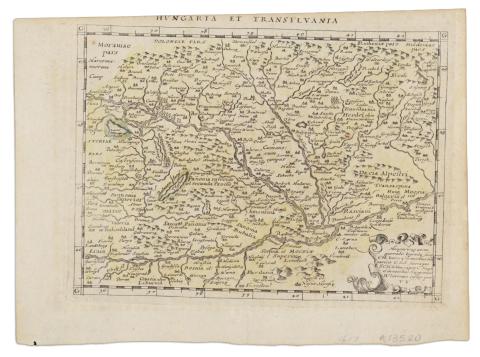 Magini, Giovanni Antonio: Hungaria et Transilvania  Arnhem, 1617. 