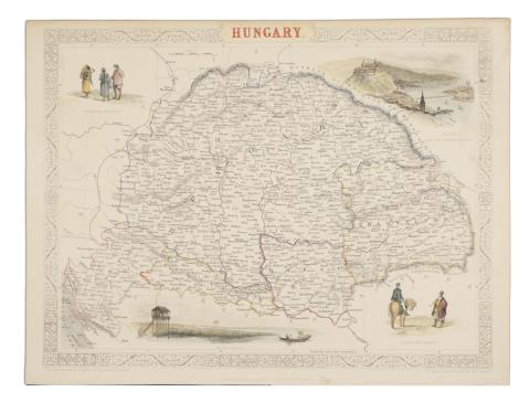 Rapkin, J. – Tallis, John.: Hungary  ca.1851. 