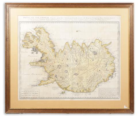 Knopf, Thomas Hans Heinrich: Insulae Islandiae Delineatio  Nuremberg, 1761 