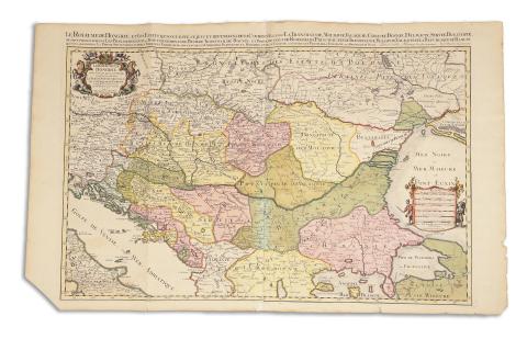 Jaillot, Alexis-Hubert: Le Royaume de Hongrie et les Estats...  Paris, 1691 