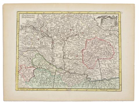  Le Rouge, Georges-Louis: Le Royaume de Hongrie  A Paris Chez Crepy 1767. 