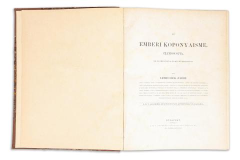 Lenhossék József : Az emberi koponyaisme. Cranioscopia. (kolligátum)  Budapest, 1875, A M. T. Akadémia Könyvkiadó Hivatala. 