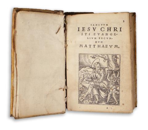 Testamenti Novi editio vulgata 1554  Lyon, apud Thibaud Payen 