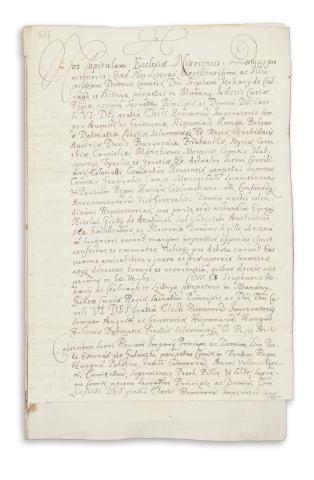 A nyitrai káptalan oklevele 1717  