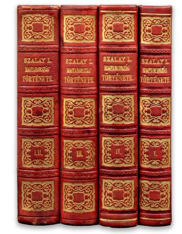 Szalay László : Magyarország' története -- által. I-V. kötet  Lipcse, 1852. Geibel Károly  / Lauffer és Stolp. 