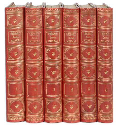 Vörösmarty Mihály: -- összes munkái. I-VI. kötet 1884 Budapest 