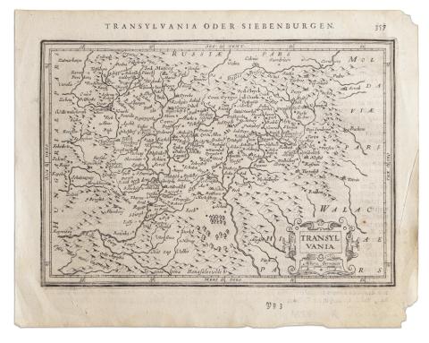 Jansson, Jan: Transylvania oder Siebenburgen  1651 