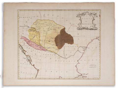 Palairet, Jean: 2.e Carte de Hongrie  [London], 1755. [P. Gosse] 