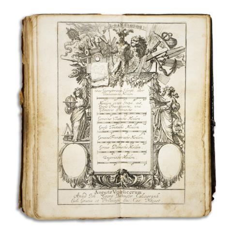 Bodenehr, Hans Georg: Germanici Geographica Descriptio  Augsburg, 1682. Hans Georg Bodenehr. 