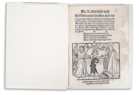 Gengenbach, Pamphilus : Die. X. alter dyser welt   [Basel], [Pamphilus Gengenbach], [1515]  
