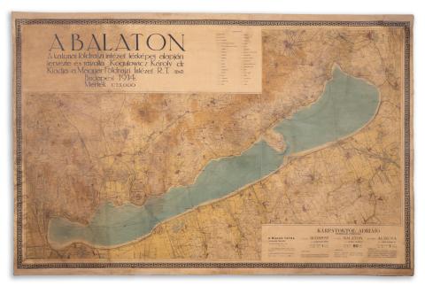 Kogutowitz Károly: A Balaton  Budapest, 1914. Magyar Földrajzi Intézet Rt. 