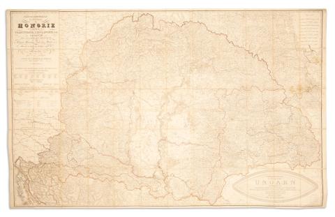 Zuccheri, Edmund von: Generalcharte des Königreiches Ungarn mit einschluss von Siebenbürgen...u.s.w. nach Lipszky's grosser charte 1830 Wien, Artaria und Comp. 
