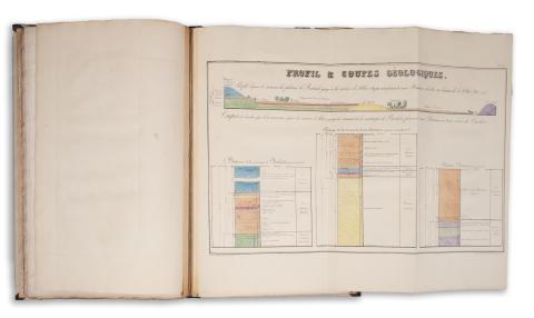 Bouillet, Jean-Baptiste – Chabriol, J.S. Devèze de: Essai géologique et minéralogique sur les environs d'Issoire, Département du Puy-de-Dôme et principalement sur la Montagne de Boulade...  A Clermont-Ferrand, 1827. chez Thibaud-Landriot, Auguste Veysset. 
