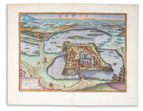 Tata látképe: Braun, Georg - Hogenberg, Frans  – Dotis  Köln, 1617 