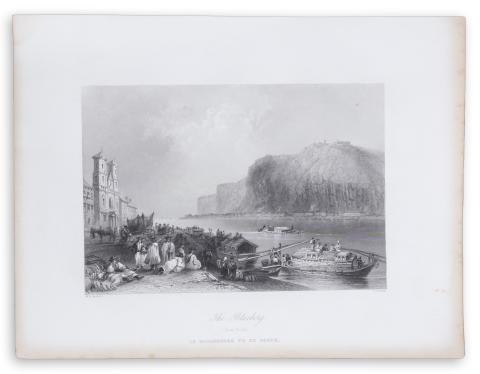 Bartlett, William Henry: The Bloxberg (from Pesth) [A Gellérthegy] 1844 London, George Virtue 