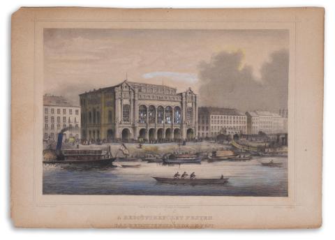Rohbock, Ludwig: A Redoutte épület Pesten – Das Redouten gebaude in Pest 1856 Darmstadt, Druck & Verlag von Gustav Georg Lange 