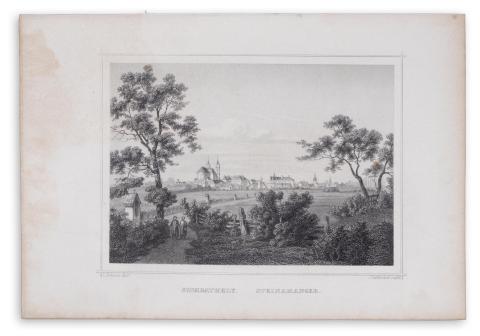 Szombathely látképe : Rohbock, Ludwig – Steinamanger  Darmstadt, 1856, Druck & Verlag von Gustav Georg Lange 