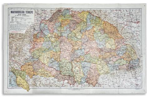 Kogutowicz Károly: Magyarország közigazgatási térképe 1918-ban az 1942. évi határokkal. Tervezte  Kogutowicz Károly 1942 Budapest, Magyar Földrajzi Intézet 