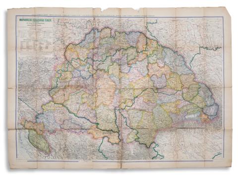 Kogutowicz Manó: Magyarország közigazgatási térképe 1918-ban az 1942. évi határokkal. Tervezte és rajzolta ~. 1942 Budapest, Magyar Földrajzi Intézet 