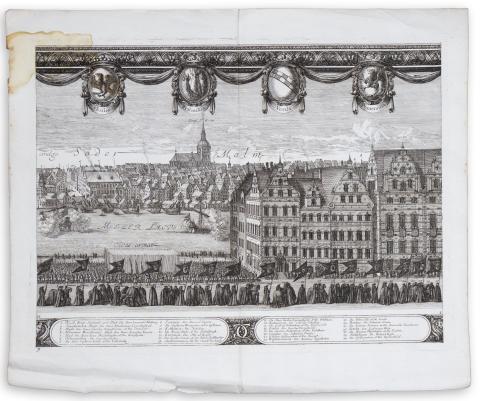 Dahlberg, Erik  - Lepautre, Jean : X. Károly Gusztáv svéd király 1660. november 3-i temetési menete Stockholmban 1660  