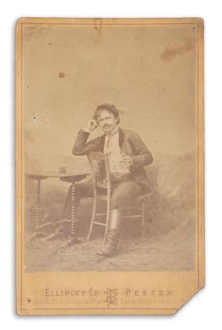 Tamássy József színész fényképe  Pest 