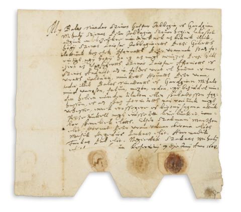 Balás Tivadar és Gardgián Mihály jobbágyok kötelezvénye   