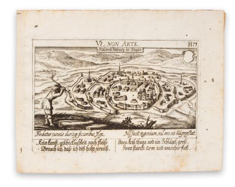 Székesfehérvár látképe – Meisner, Daniel – Kieser, Eberhard: Meisner, Daniel – Kieser, Eberhard – Stuhlweissenburg in Ungarn  1637-38. Paul Furst. 