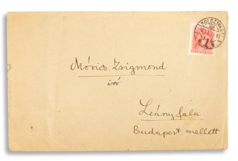 Balogh Edgár publicista autográf levele Móricz Zsigmondhoz  Kolozsvár, 1942. június 18. 