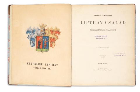Nagy Iván, F-győri: Lubellei és kisfaludi Lipthay család nemzedékrende és oklevelei. 1858 Pest, Beimel és Kozma Vazul 