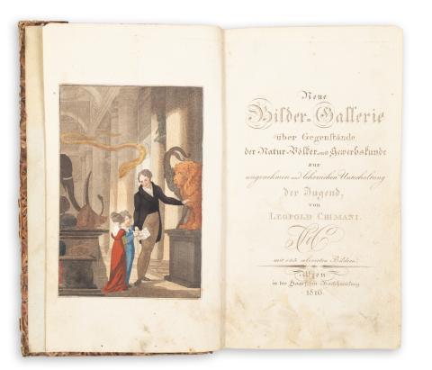  Chimani, Leopold : Neue Bilder-Gallerie über Gegenstände der Natur-, Völker- und Gewerbskunde zur angenehmen und lehrreichen Unterhaltung der jugend von - -.  Wien, 1816, Haaschen buchhandlung 