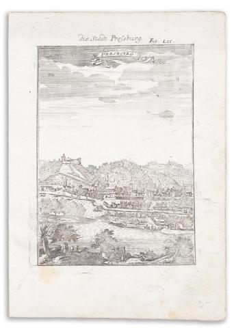 Pozsony látképe –  Die Stadt Pressburg   