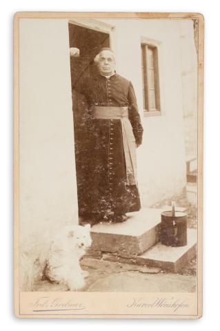 Sebastian Kneipp fényképe  Kurort Wőrishofen, [1880s.] 