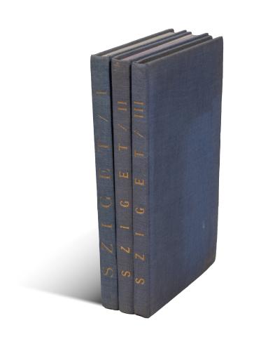 Dobrovits Aladár - Gallus Sándor - Hamvas Béla - Kerényi Károly - Németh László – Prohászka Lajos - Szerb Antal : Sziget. I-III.  [Budapest] / Pápa, 1935-1939., Kerényi Károly [Löbl Dávid és Fia] / Főiskolai ny.,  