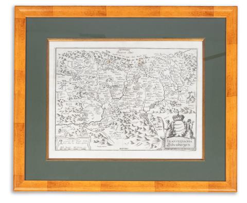 Merian, Matthäus : Transylvania - Sibenburgen [Erdély térképe] 1690 Frankfurt, Militaria Germanica com. 