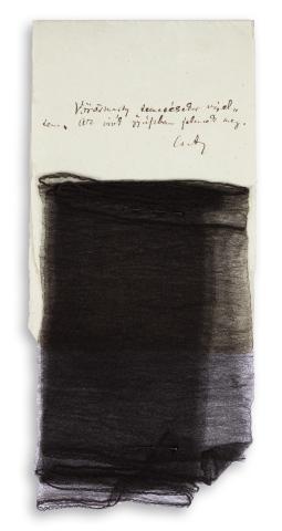 Gyászszalag Vörösmarty Mihály temetéséről   1855 