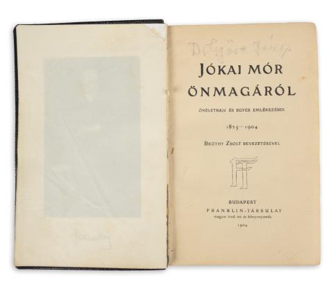 Jókai Mór: — — önmagáról. Önéletrajz és egyéb emlékezések 1825-1904  Budapest, 1904, Franklin 