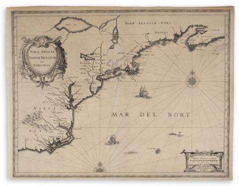 Jansson, Jan: Nova Anglia Novum Belgium et Virginia  Amsterdam, 1637. 