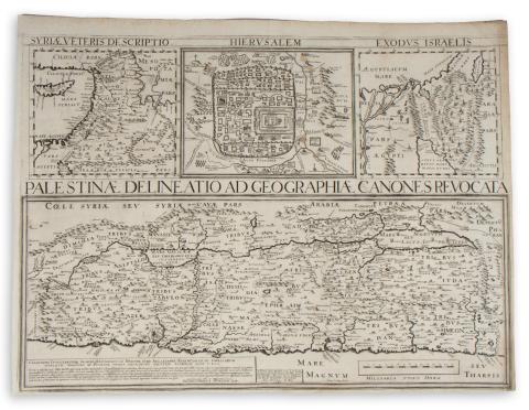 Briet, Philippe – Lochom, Michel van: Palestinae Delineatio ad Geographiae Canones Revocata  Párizs, 1641. 