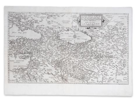 de Jode, Cornelis: Primae partis Asiae acurata delineatio  Antwerpen, 1593. 