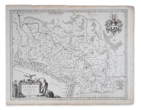 Blaeu, Willem Janszoon: Silesia Ducatus.  Amsterdam, ca. 1634. 