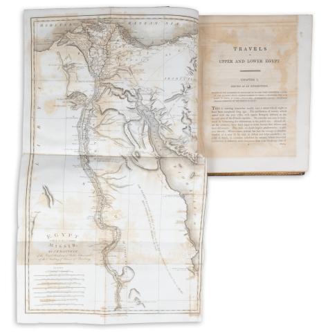 Sonnini, C. S. (de Manoncourt): Travels in upper and lower Egypt, undertaken by order of the old government of France.   London, 1800, J. Debrett 