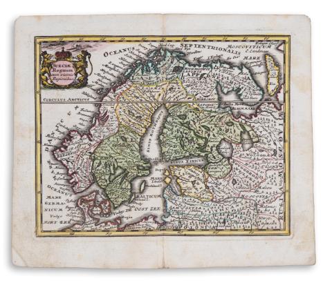 Zurner, Adam Friedrich - Weigel, Johann Christoph : Sueciae Regnum cum Vicinis Regionibus  Nuremberg [Nürnberg], 1729 