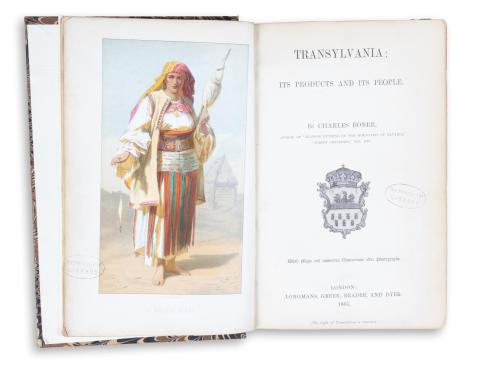 Boner, Charles:  Transylvania; its products and its people  London, 1865, Longmans, Green, Reader, and Dyer [J. E. Taylor printer] 