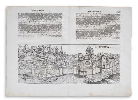 Schedel, Hartmann : Constancia látképe   Nürnberg, 1493, Anton Koberger 