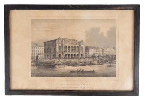 Lüders, Hermann : A Redoutte épület Pesten – Das Redouten Gebaude in Pest  Darmstadt 