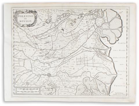 Henricus, Hondius: Polesino di Rovigo  Amsterdam, 1635. 